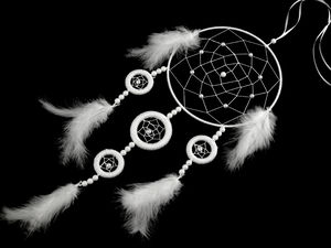 Premium DIY Dream Catcher Craft Kit - Complete Creative Set with 20cm Wooden Hoop, Rings, Beads, and Feathers