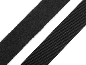 Premium Soft Low-Profile Hook and Loop Fastener - 20mm Non-Scratchy Micro-Hook Sewing Tape