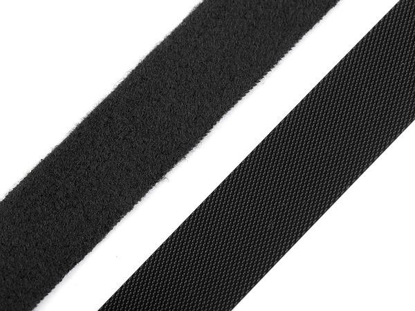 Premium Soft Low-Profile Hook and Loop Fastener - 20mm Non-Scratchy Micro-Hook Sewing Tape