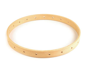 Premium Beechwood Craft Hoop with Pre-Drilled Holes (Ø21cm) – Natural Light Wooden Ring for DIY Dreamcatchers, Chimes, and Macramé