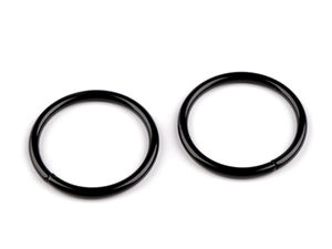 Premium Metal O-Ring Jump Ring (25mm) for Bags, Belts, and Haberdashery Hardware