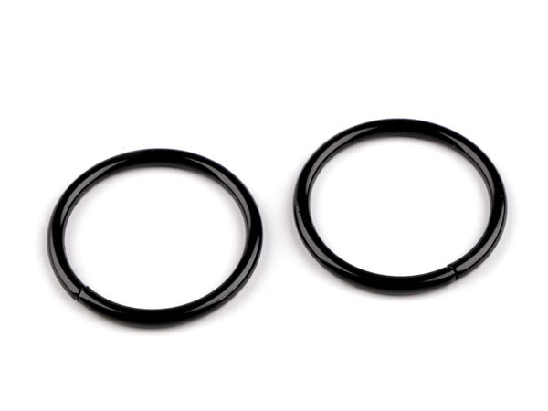 Premium Metal O-Ring Jump Ring (25mm) for Bags, Belts, and Haberdashery Hardware
