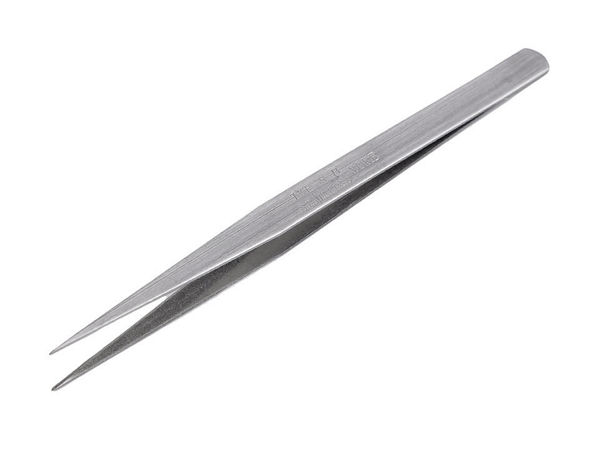 Professional 15cm Precision Metal Sewing Tweezers - Straight & Curved Tips