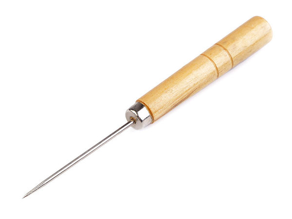 Professional Tailor's Awl for Leathercraft, Sewing, and Shoe Repair - 12.5 cm Crafting Punch Tool