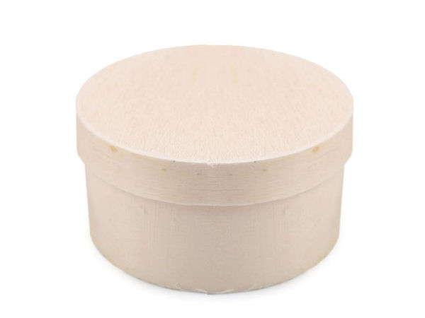 Natural Plywood Keepsake Box with Hinged Lid - DIY Craft & Storage Box