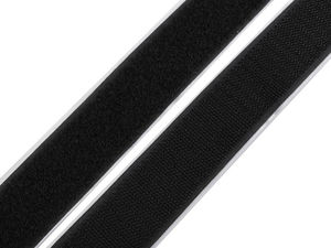 Premium Self-Adhesive Hook and Loop Fastener Tape (30mm Width, Black) – Heavy Duty Sticky Back Tape for Fabric, Crafts, and Organization