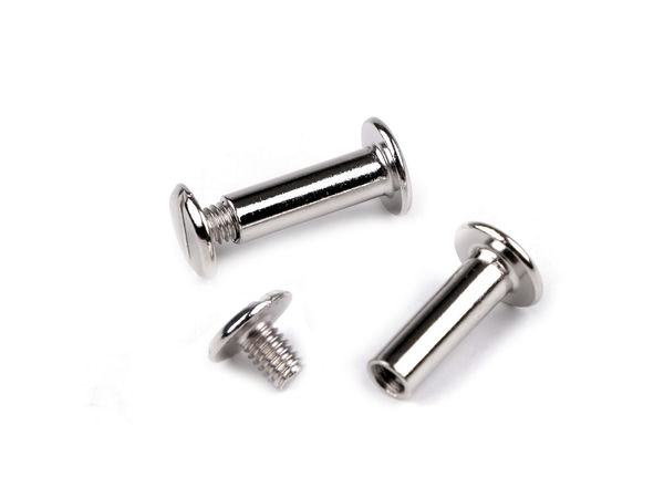 Premium Chicago Binding Screw Posts - Metal Rivet Studs for Bookbinding, Scrapbooking, Leathercraft, and DIY Projects