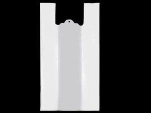 High-Density Tear-Off Microtene Packaging Bags on Block - White Milk