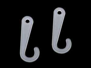 Clear Plastic Display J-Hooks for Retail Hanging Merchandise – Premium Packaging & Hanging Solution