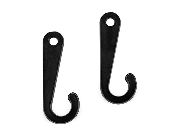 Clear Plastic Display J-Hooks for Retail Hanging Merchandise – Premium Packaging & Hanging Solution