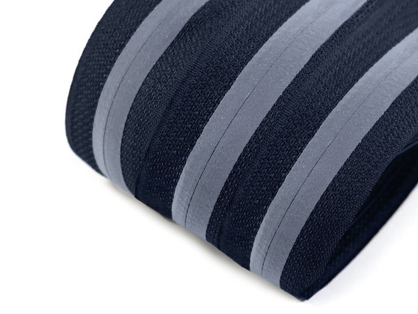 Premium No. 5 Continuous Reflective Invisible Nylon Zipper for Sports Apparel & Outdoor Gear