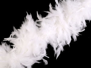 Luxury Turkey Feather Boa (90g, 1.8m) | Elegant Dress & Costume Accessory