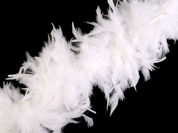 Luxury Turkey Feather Boa (90g, 1.8m) | Elegant Dress & Costume Accessory
