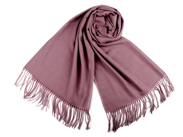 Premium Pashmina-Style Fringed Scarf and Shawl - Warm Winter Wrap (70x180 cm)