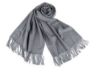Premium Pashmina-Style Fringed Scarf and Shawl - Warm Winter Wrap (70x180 cm)