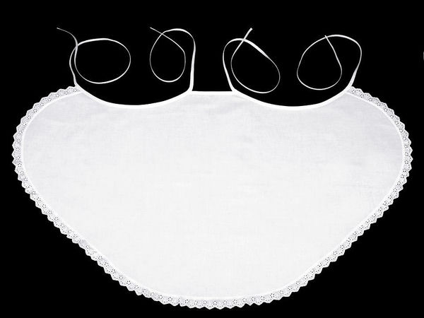 DIY Bride and Groom Wedding Bibs Set - Customizable White Wedding Accessories with Gift Box