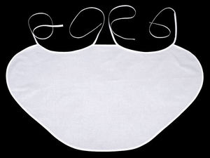 DIY Bride and Groom Wedding Bib Set - Customizable Blank Keepsake Bibs for Newlyweds, Gift Box Included