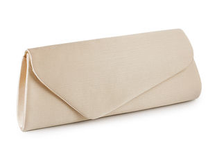 Elegant Satin Clutch Purse - Premium Evening Bag with Detachable Chain Strap