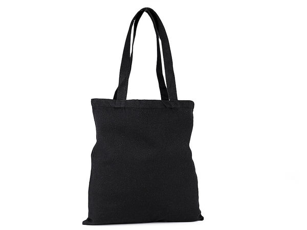 Premium Cotton Canvas Tote Bag (35x39 cm) - Eco-Friendly Reusable Shopping Bag and Blank Craft Canvas for DIY Decorating