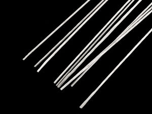 Premium White Paper-Covered Floral Wire | 1mm Diameter, 40cm Length