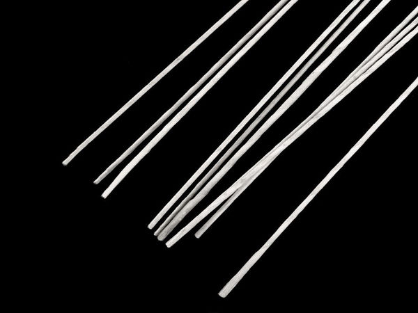 Premium White Paper-Covered Floral Wire | 1mm Diameter, 40cm Length