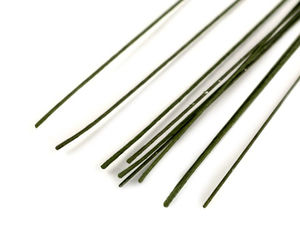 Premium White Paper-Covered Floral Wire | 1mm Diameter, 40cm Length
