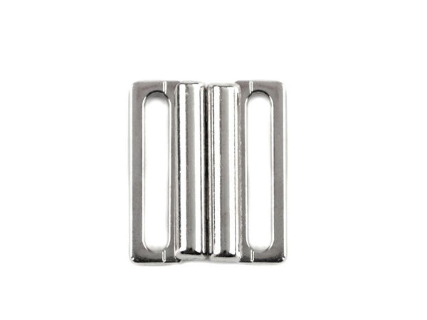 Premium 20mm Metal Bikini Clasp - Durable Nickel Front Closure Buckle for Swimwear & Lingerie