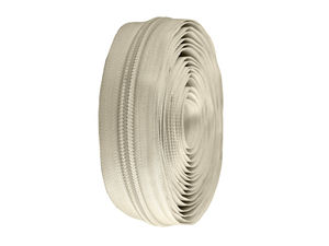 Heavy-Duty No. 10 Continuous Nylon Coil Zipper Chain - Premium Haberdashery Roll for Bags, Upholstery, and Outerwear