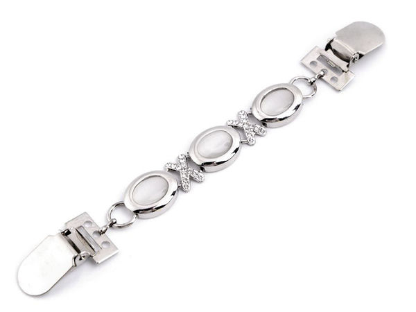 Vintage Elegant Cardigan Clip and Fastening Buckle - Premium Metallic Collar Clasp for Sweaters, Coats, and Jackets