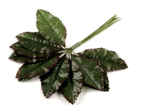 Bendable Artificial Rose Leaf Picks for DIY Crafts, Wreaths, and Floral Arrangements (12-Leaf Bundle)
