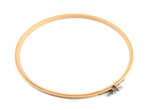 Premium Bamboo Embroidery Hoop (Ø22 cm) with Metal Tension Screw – Versatile Crafting, Picture Framing & Dreamcatcher Ring