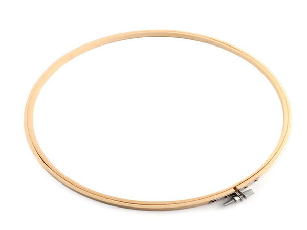 Premium Bamboo Embroidery Hoop & Display Frame - 29 cm