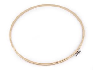 Premium Extra-Large Bamboo Embroidery Hoop - Adjustable Frame for Needlework, Cross Stitch, Dreamcatchers & Wall Decor (Ø33 cm & Ø40 cm)