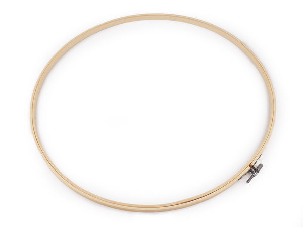 Premium Extra-Large Bamboo Embroidery Hoop - Adjustable Frame for Needlework, Cross Stitch, Dreamcatchers & Wall Decor (Ø33 cm & Ø40 cm)