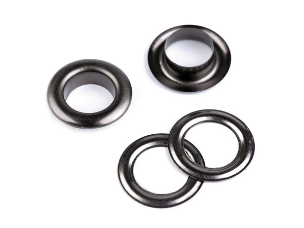 Rust-Proof Metal Grommets and Eyelets (12mm Inner Ø / 21mm Outer Ø) – Premium Hardware for Apparel, Accessories, and Drapes