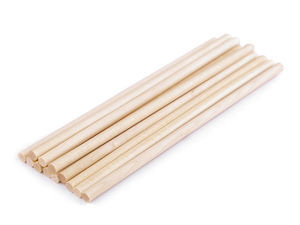 Premium Wooden Macrame Sticks - 15 cm Natural Craft Dowels for DIY Wall Hangings & Handcrafted Macrame Projects