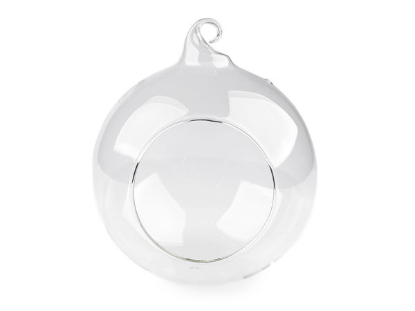Hanging Glass Terrarium Globe (15 cm) – Transparent Aerium & Creative Plant Display