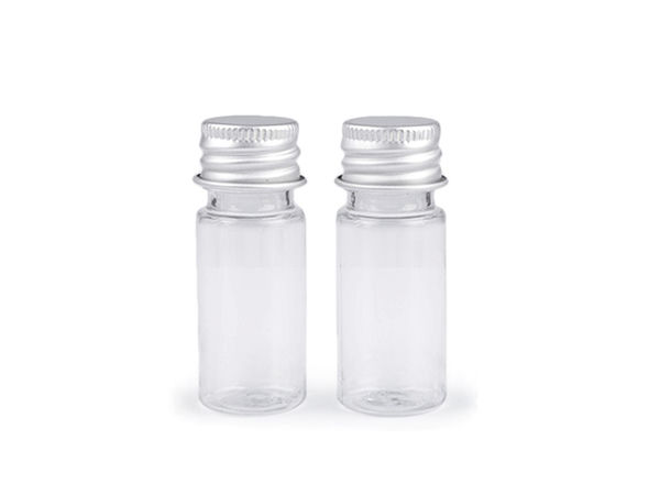 Transparent Plastic Storage Vial with Sealing Screw Cap – 12ml Versatile Organizer Bottle for Crafts, Jewelry Components & Sewing Supplies