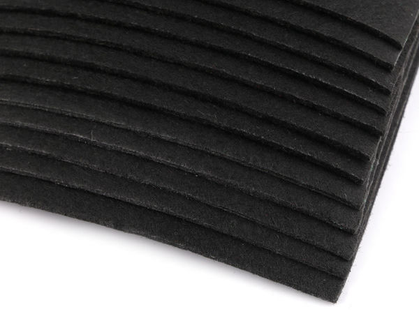 Premium Decorative Felt Sheets (20x30 cm) for Crafting, Felting, and DIY Projects
