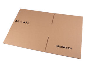 Premium Cardboard Shipping and Storage Box (Natural Brown) - 40x30x15 cm