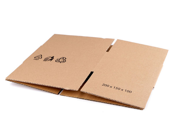 Premium Natural Brown Cardboard Shipping Box (20x15x10 cm) - Eco-Friendly Durable Mailing Carton