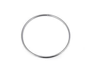 Nickel Metal Circle Unwelded Bag Handle (Ø13.5 cm) – Solid O-Ring for Handbag, Purse Making, and Dreamcatchers