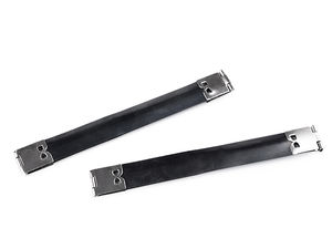 Platinum Internal Flex Frame for DIY Coin Purse and Eyeglass Case, 14x120mm Metal Spring Clip