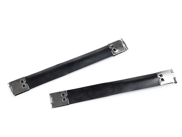 Platinum Internal Flex Frame for DIY Coin Purse and Eyeglass Case, 14x120mm Metal Spring Clip