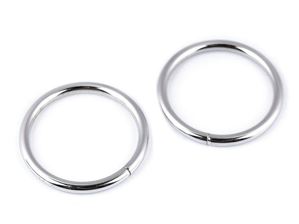 Premium Metal O-Ring Jump Ring, 35mm - Non-Welded Haberdashery & Leathercraft Ring