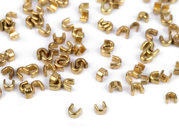 Premium Metal Zipper Top Stops - End Cap Stoppers for Nylon and Metal Zippers (Sizes #3, #5, #8, #10)