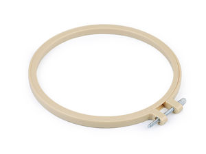 Premium Plastic Embroidery Hoop (16 cm / 6.3 in) with Adjustable Metal Tension Screw