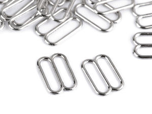 Premium Metal Bra Strap Adjustment Sliders (12mm) | Lingerie & Swimwear Hardware