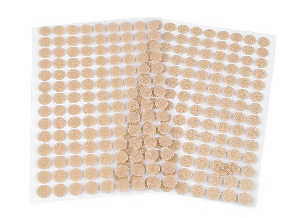 Premium Self-Adhesive Hook and Loop Fastener Dots (10mm) | Multi-Purpose Sticky Coins for Crafts, Signage, and DIY Projects