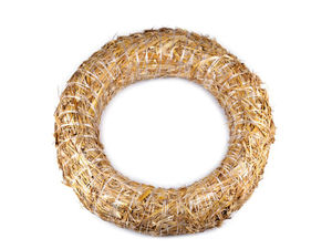 Natural Straw Wreath Base (Ø50 cm) - Premium DIY Floral Craft Wreath Ring for All-Season Home Decor & Wreath Making